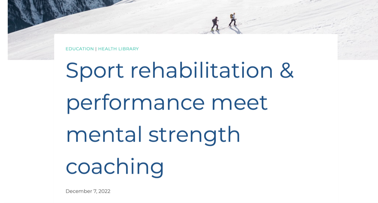 Sport Rehabilitation Article